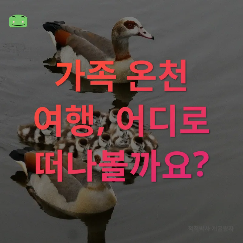 가족 온천 여행